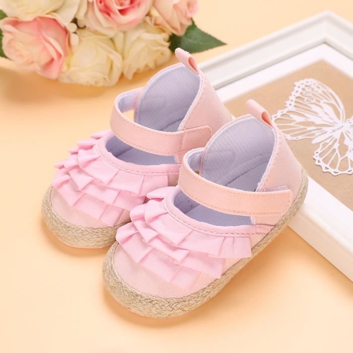 Sandales Bébé Sehfupoye - Cuir PU, Semelle Anti-dérapante, Taille 0-18 Mois