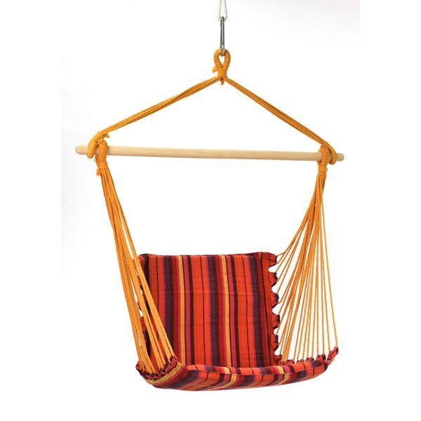 Fauteuil suspendu EllTex Belize - Rouge volcan
