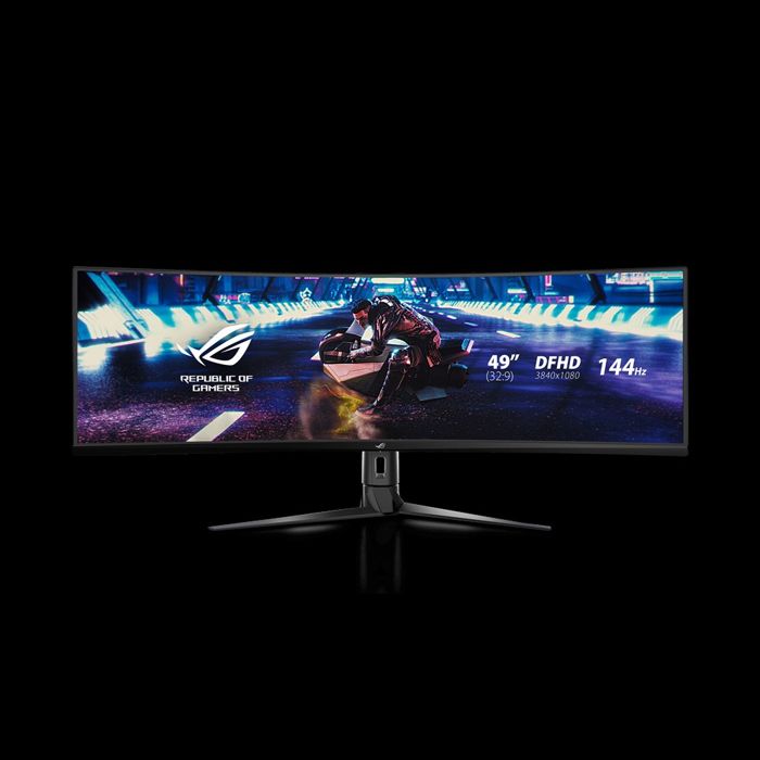 Samsung C49RG90, Ecran PC Gaming incurvé, Format Ultra-Large, Dalle VA 49,  Résolution 5K (5120 x 1440), 120 Hz, 4ms, HDR 1000, QLED, AMD Freesync,  Noir : : Informatique