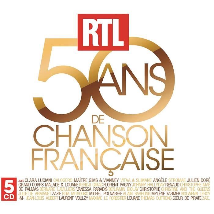 Rtl 50 Ans de Chanson Française Album CD - Achat CD - Cdiscount