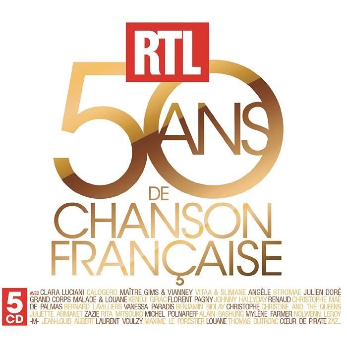 Rtl 50 Ans de Chanson Française Album CD - Achat CD - Cdiscount Musique
