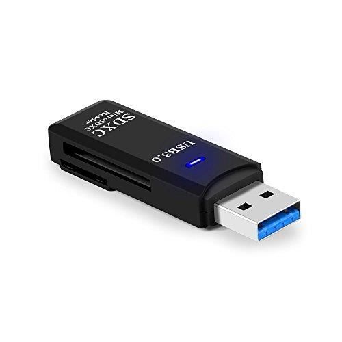 2in1 Mini USB 3.0 Memory Card Reader Adapter for Micro SD SDXC UHS-I TF T-Flash