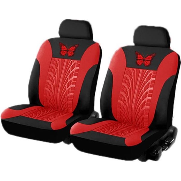Housse De Siege Voiture Housse De Siège Voiture Flaconi - Ensemble 5 Places En Tissu Polyester - Bleu, Gris, Rouge Ou Beige Housse Voiture