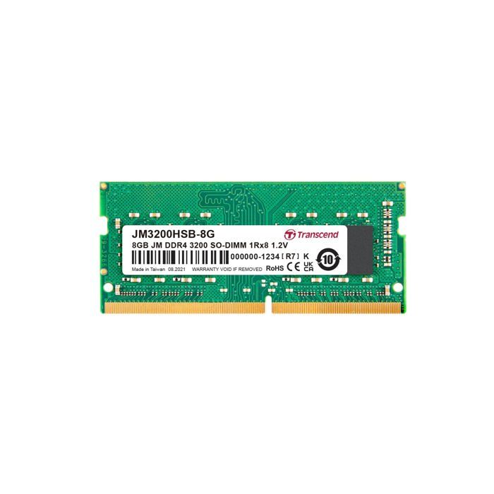 Transcend JetRam JM3200HSB 8G module de mémoire 8 Go 1 x 8 Go DDR4 3200 MHz Neuf - vue 8