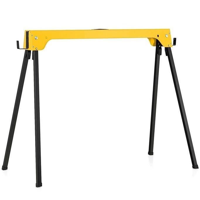 Chevalets De Sciage BORA Workhorse PM-3330T - Lot De 2, Capacité 544 Kg Chacun, Pieds Pliables Et Réglables, Pour Chantier