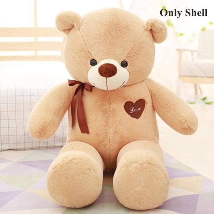 Apcjerp 1pc 100 0cm Mignon Decoration Usa Enorme Super Ourson En Peluche Shell Fille Anniversaire En Peluche Cadeau C Cdiscount Jeux Jouets