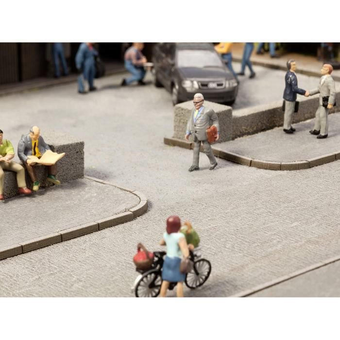 Plaque De Trottoir Pavé Busch – Auto-adhésive Flexible – 250x140mm – Modélisme H0