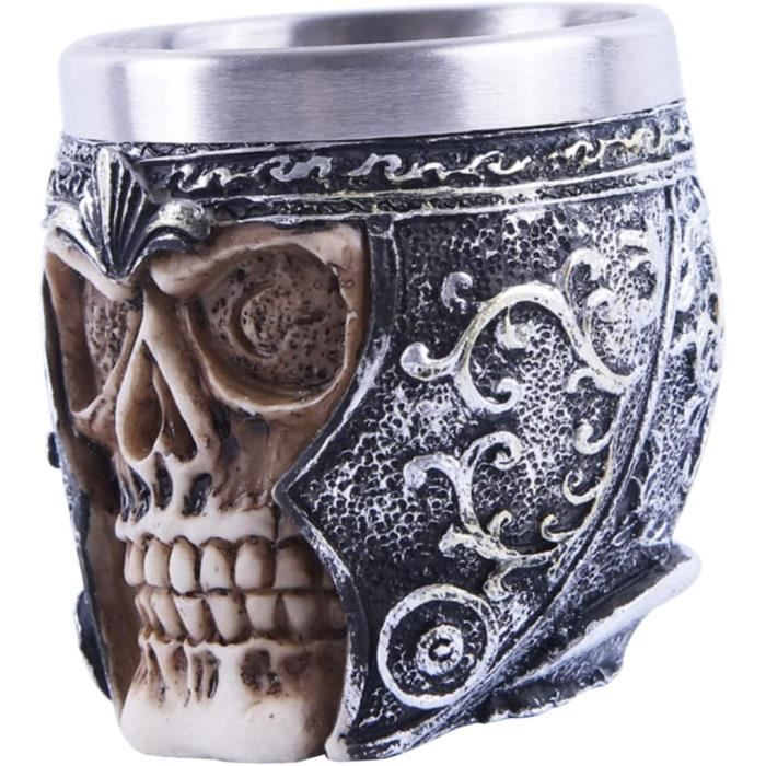 Verres à Shot En Forme De Crâne – Lot De 3 Verres En Verre 75 Ml Pour Whisky, Cocktail, Déco Halloween