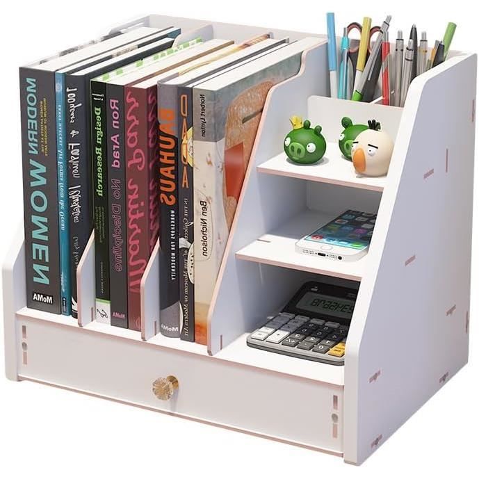 Boîte à Bijoux En Forme De Livre Vintage - 3 Tiroirs - Rangement Bureau & Coiffeuse - Matériau MDF Avec Finition PVC - Dimensions 21x15x14.5 Cm