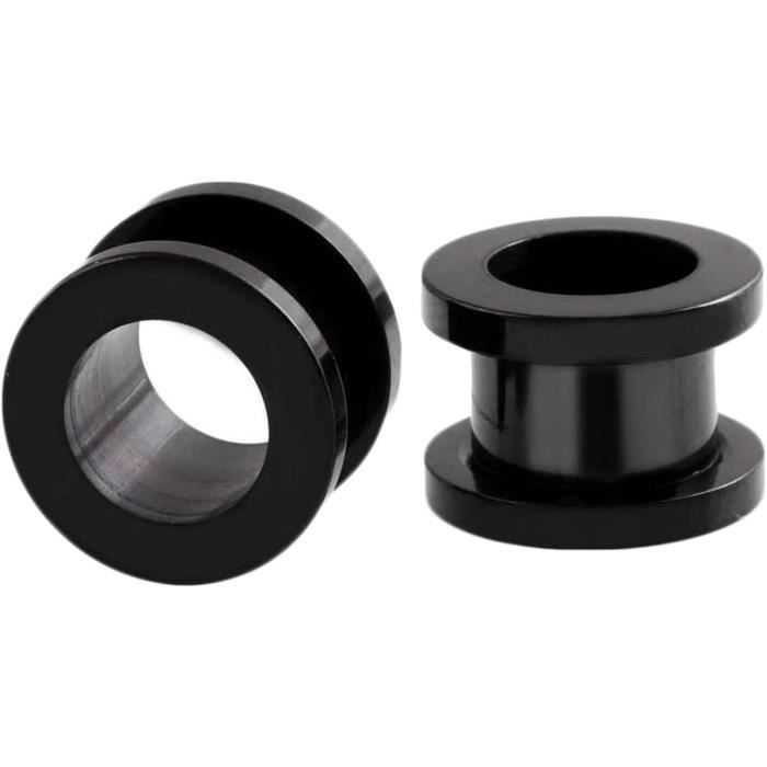 Gauge Gear 16 écarteurs Micro Expander Kit Noir et Noir prises 1,3-4 mm