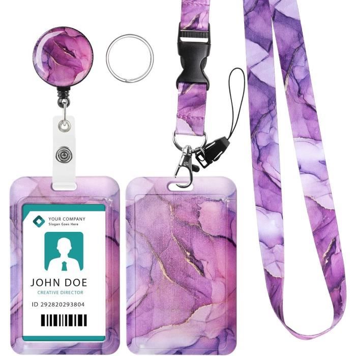 1pc Porte-badge Rétractable Pour Sensibilisation à L'autisme