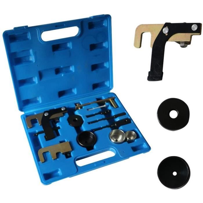 Kit Outils Calage Distribution Pour Moteurs VW, Seat, Skoda 1.9L/2.0L TDI - 7 Pièces Acier Carbone