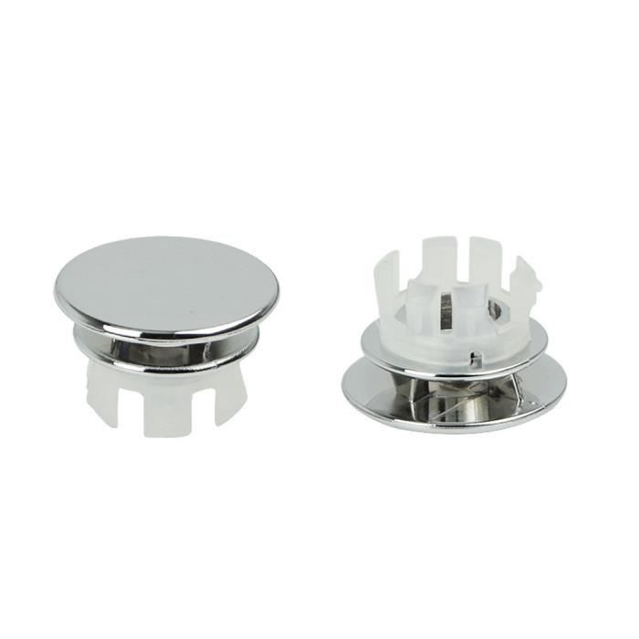 3 Pi/èces Trop-plein Cap Ronds Trop-plein Caches Vidange Couvercle De Bain Dolines Ronde Bassin De Garniture /Évier 3pcs De Remplacement