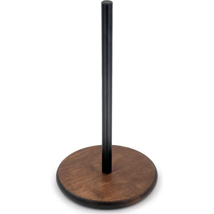 Distributeur De Serviettes En Papier Mural Monogramme Noir - Libération Mains Libres