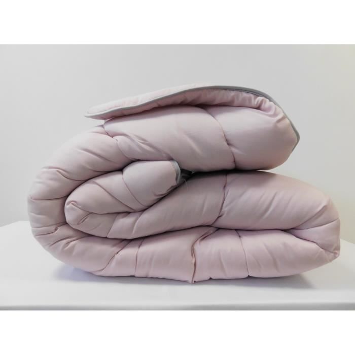 Couette Rose Pale 2 Personnes 220x240 Special Ete Mortreux Achat Vente Couette Cdiscount