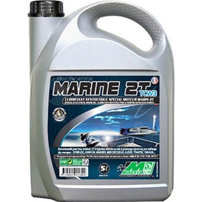 HUILE MOTEUR 2 TEMPS MINERVA MARINE TCW3 (5L) (100% FRANCE) MINERVA OIL