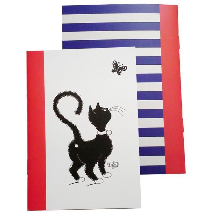Carnet Chats Dubout Rouge Blanc Noir Chat Papillon 14 7x10 5 Cm Q9234 Cdiscount Beaux Arts Et Loisirs Creatifs