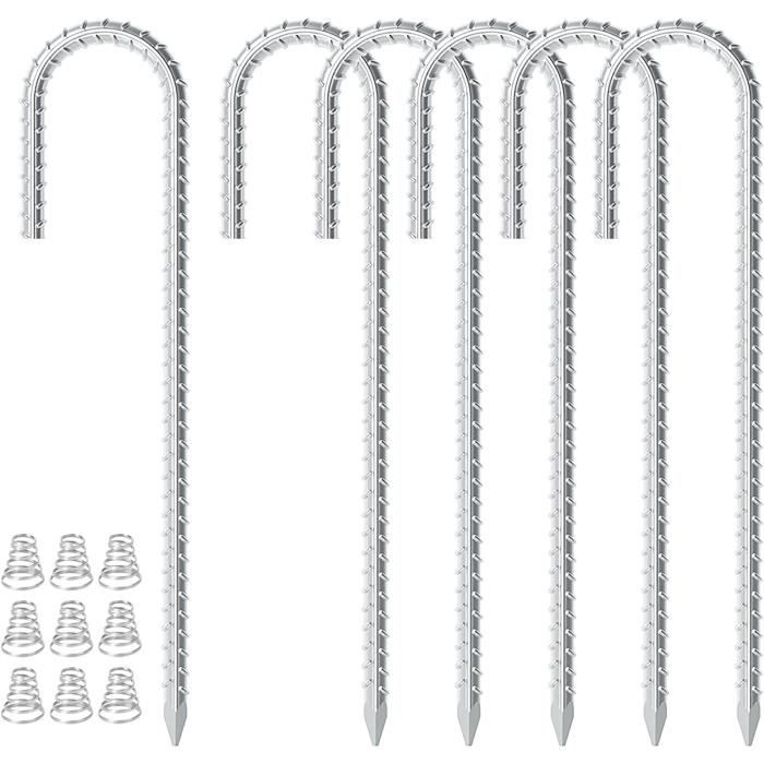 Camping Piquets de Tente de Tente de Tente en Acier Inoxydable de Haute