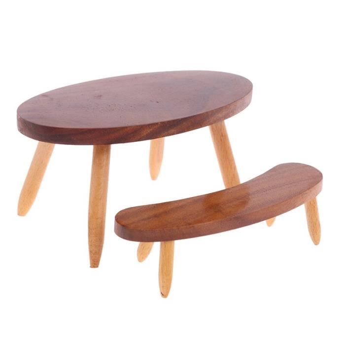 Décoration de Noël en Liquidation! Maison de Poupée Mini Chaise Berçante Vintage en Bois Européen Petit Meuble Miniature Accessoires de Chaise Modèle Offres du Jour 2024 14