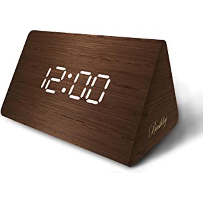 Horloge De Bureau Numerique En Bois De Forme Triangulaire Avec Affichage De La Date Et De La Temperature Controle Sonore De Couleu Achat Vente Horloge Pendule Soldes Sur Horloge De Bureau Numerique En Bois De Forme Triangulaire Avec Affichage De La Date Et De La Temperature Controle Sonore De Couleu Achat Vente Horloge Pendule Soldes Sur