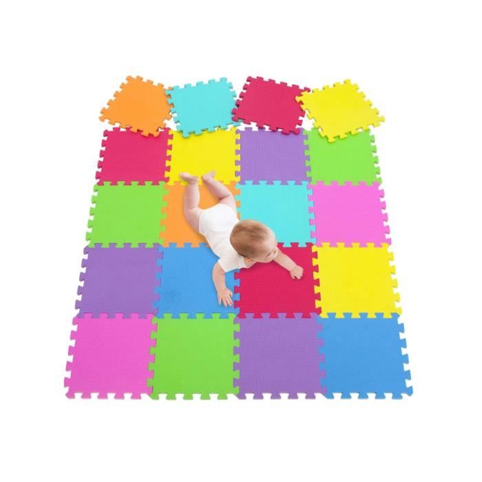20 PC Bébé Enfants Chambre Mousse Play Tapis Numéro Puzzle Sol