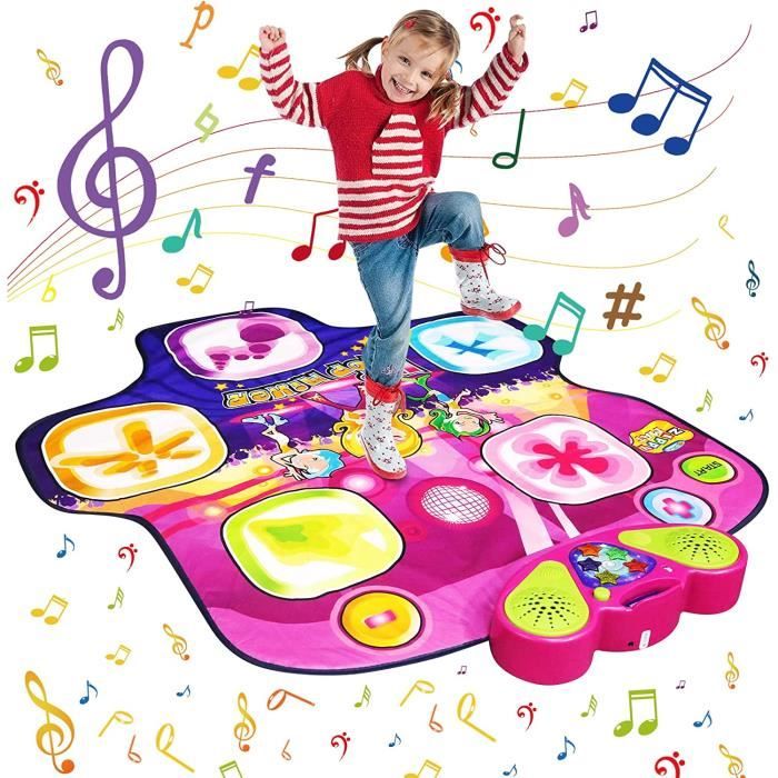 Jouets pour garçons et filles de 1 à 6 ans, tapis de danse musicale