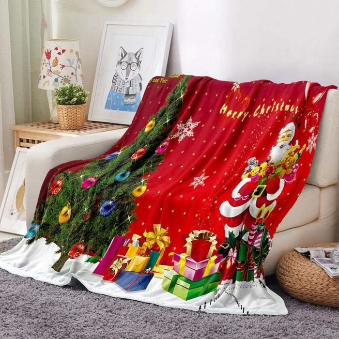 Couverture - Edredon - Plaid QCIIX Couverture De Jet Douce Et Chaude