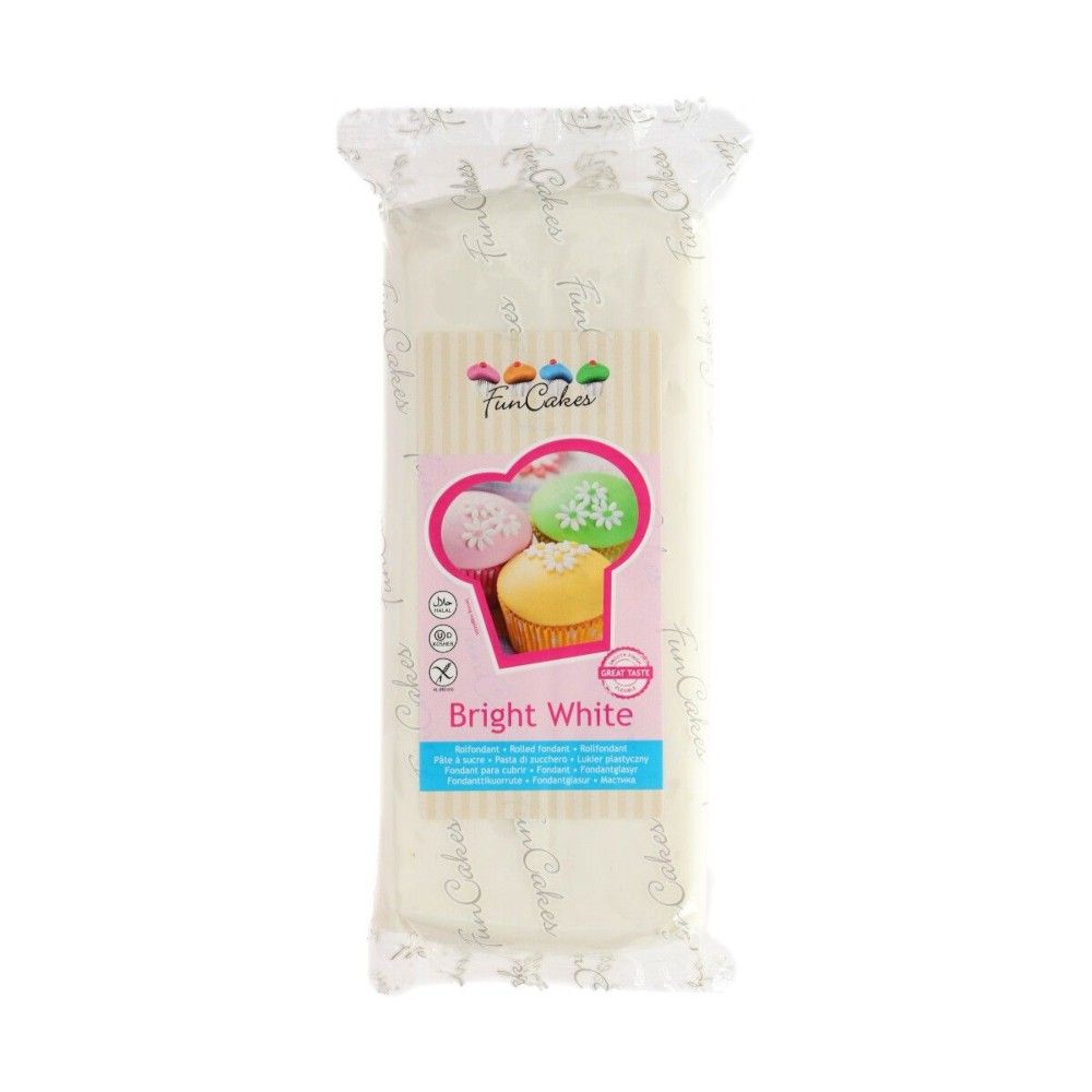Pâte à sucre blanche Funcakes 1 kg
