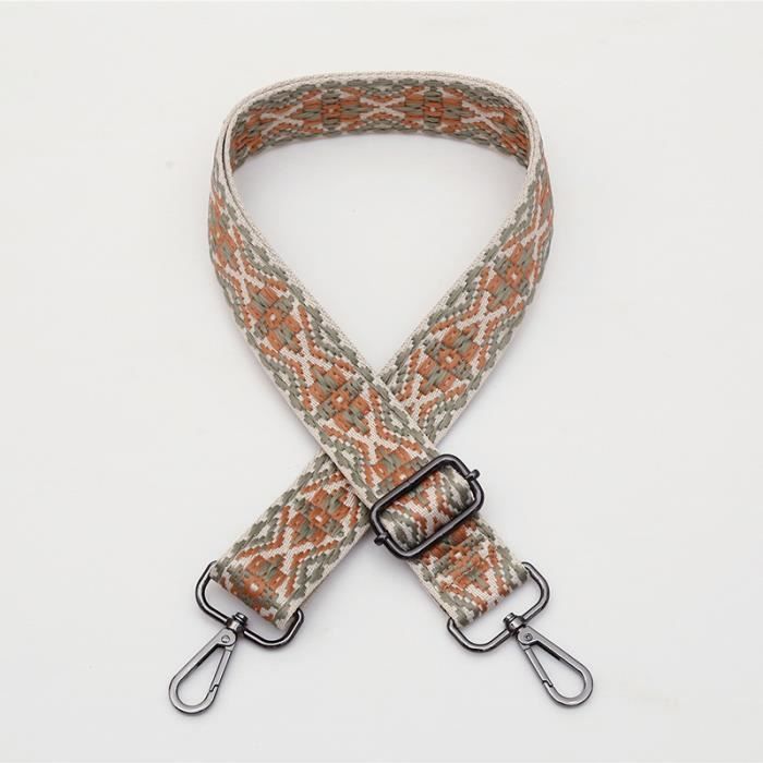 RUIJIE Bandoulière pour Sac 2 Pièces Sangle de Sac à Bandoulière Réglable Large 3.8CM 75-145cm