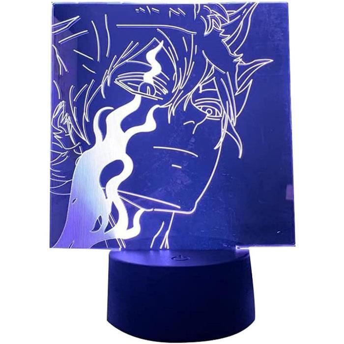 Black Clover Veilleuse 3d A Led Pour Decoration De La Maison Cadeau D Anniversaire Manga 354 Cdiscount Maison
