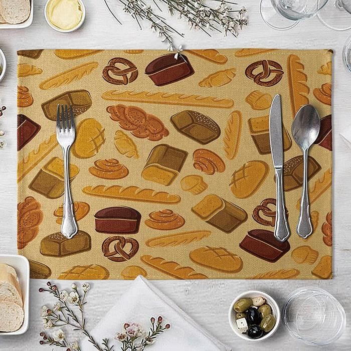 Set De Table Exterieur 1 Piece Deco Table Anniversaire Garcon Coton Lin Pain Dessert Theme 45x30cm Multicolore 716 Cdiscount Maison