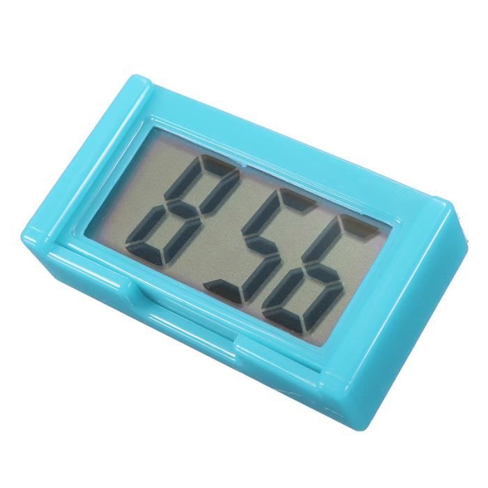 Bleu Mini horloge de tableau de bord pour voiture, 1 pièce, support  Auto-adhésif Durable, horloge numérique é - Cdiscount Maison