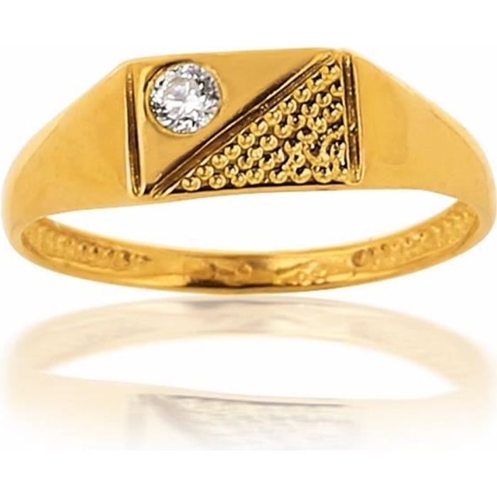 Chevaliere Bebe Or Jaune 18 Carats Achat Vente Chevaliere Chevaliere Bebe Or Jaune 18 Or Jaune