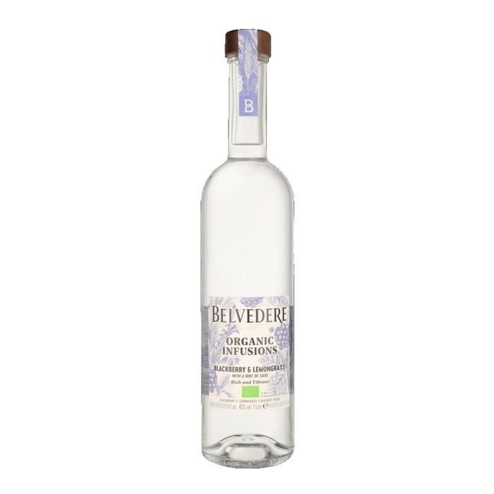 Belvedere Organic Infusions Blackberry & Lemongrass 1,0L (40 Vol.) Vodka La cave Cdiscount