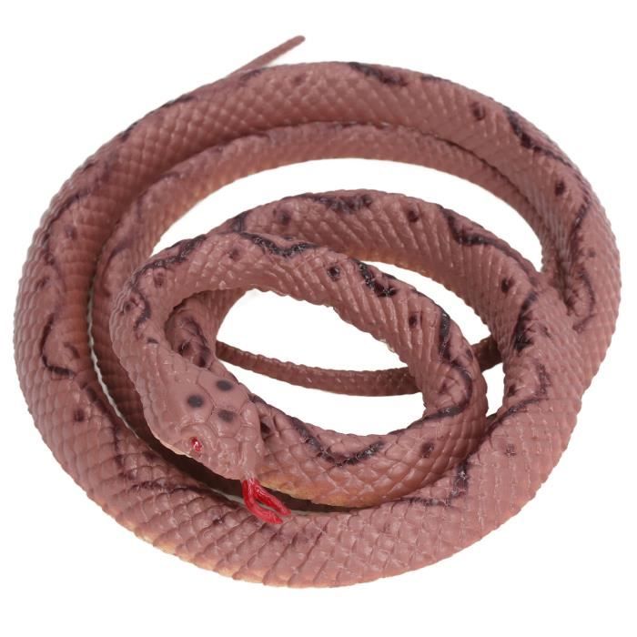 ANABIUP – Faux Serpent En Caoutchouc Réaliste 1,2 M + Corde 50 M Et Clip – Farce Idéale Pour Halloween Et Anniversaires