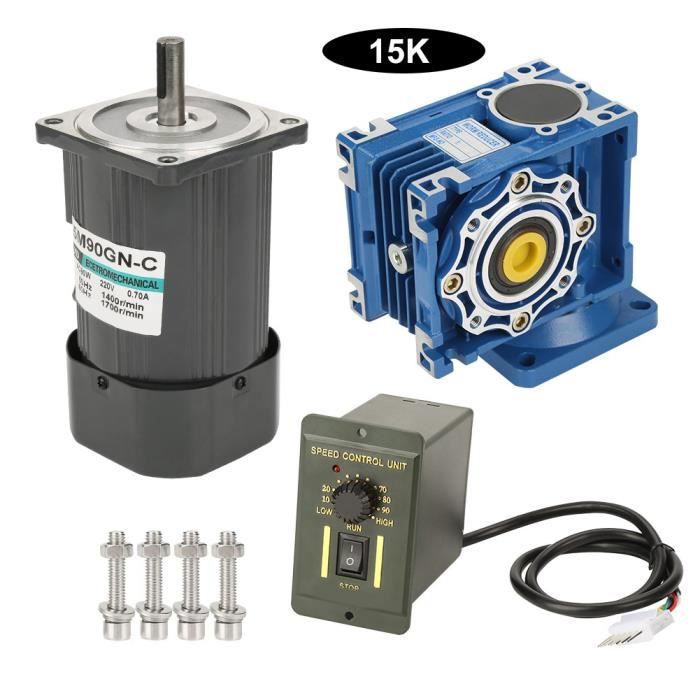 Moteur Cw/Ccw Ac220V 90W Moteur À Engrenages Cw/Ccw À Vitesse De Vis ...
