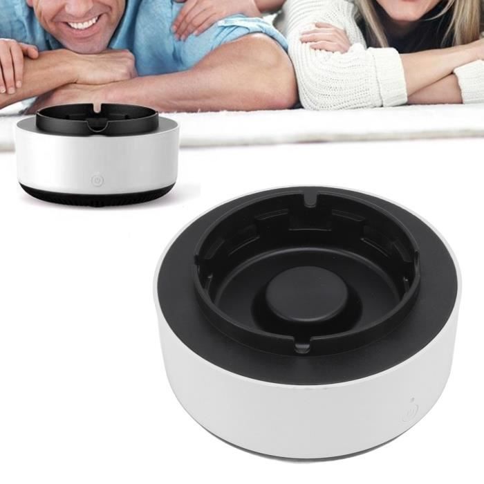 Cendrier Sans Fumée Rechargeable USB - Purificateur D'Air 2 En 1 Pour Intérieur Et Voiture