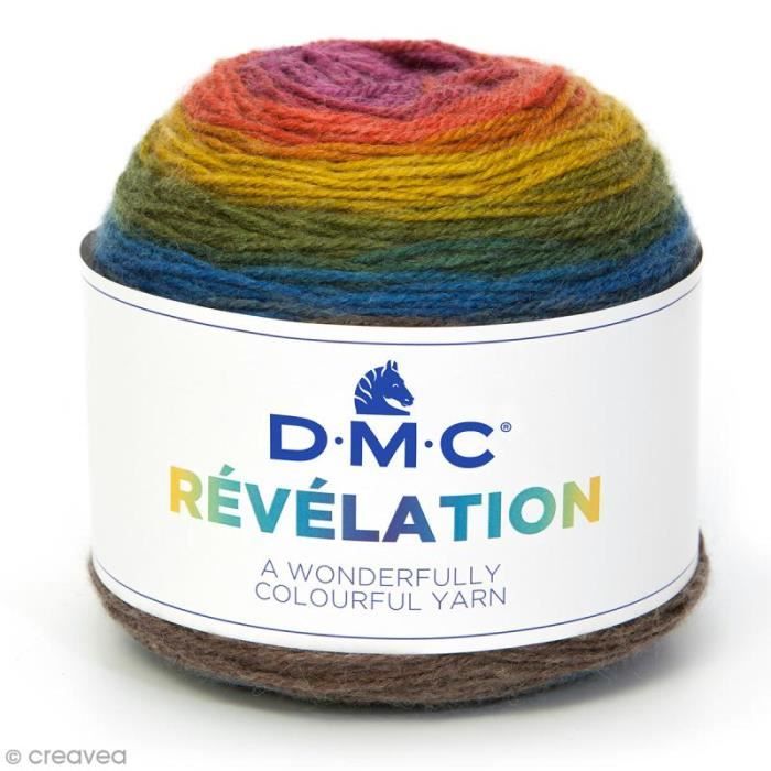 Laine Révélation Multicolore DMC - 150 g Laine Multicolore Révélation, de DMC :Coloris: Industriel 205, gris, beige, jaune