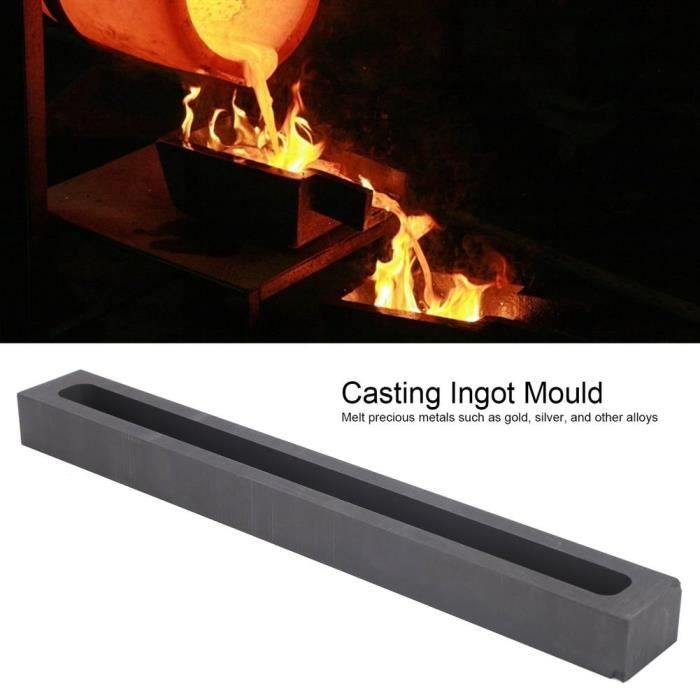 Creuset En Graphite Pour Fusion Or, Argent, Cuivre - Haute Pureté - Résiste à 2000°C - 1 Pièce