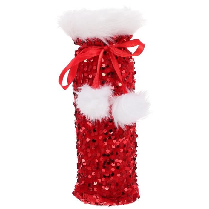 Sac à Bouchon De Bouteille De Vin,décoration De Vin De Noël,tasse De Vin De Vacances,ensemble De