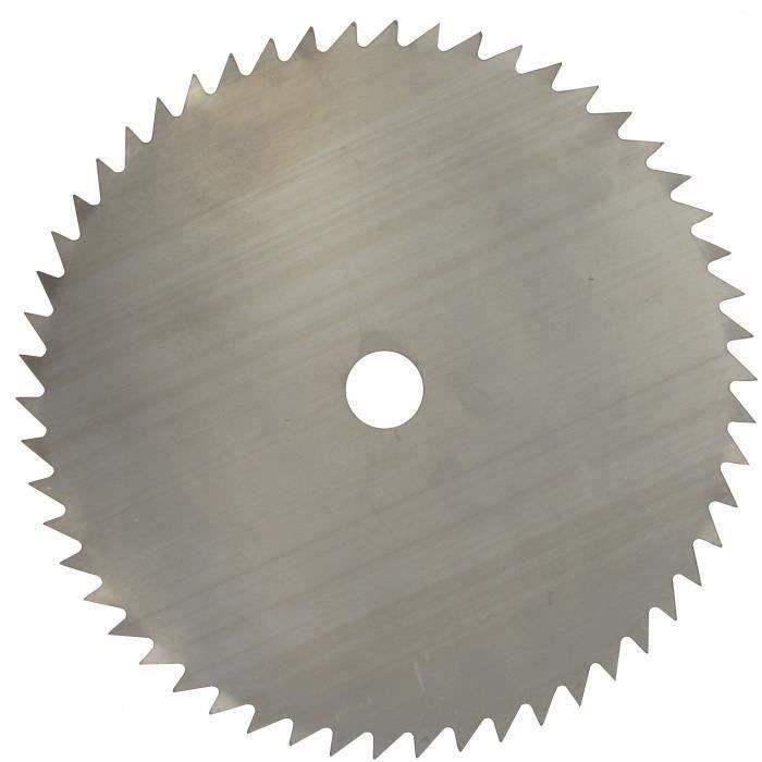 Lame 80 dents adaptable pour débroussailleuse - Coupe de 230mm, alésage: 25,4mm, épaisseur: 2,0mm