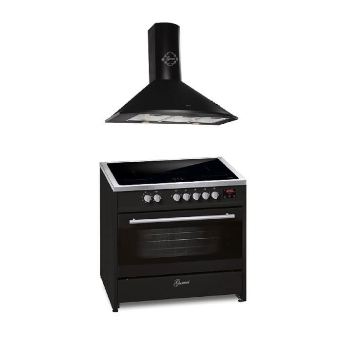 GURARI Cuisinière à Induction GCH E 913 BL Range Cooker 90 Cm Zones