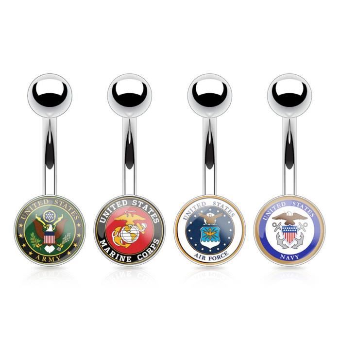 Piercing nombril logo militaire (U.S. AIR FORCE) Cdiscount Au quotidien
