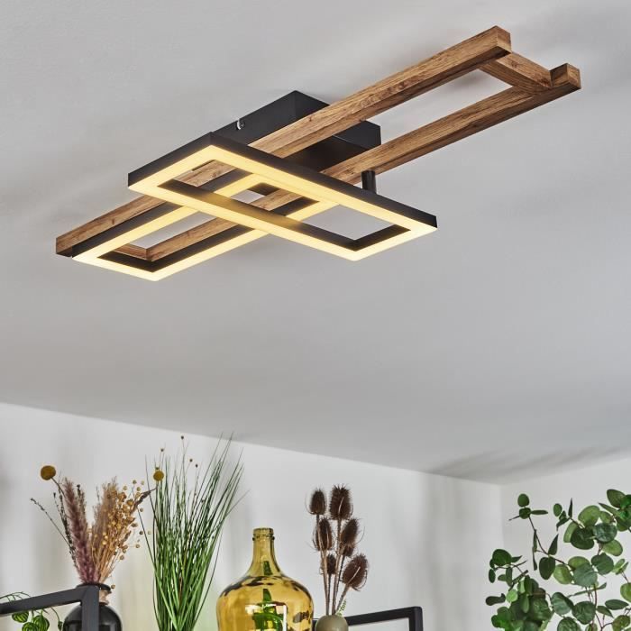 Plafonnier - HOFSTEIN - Spartimento - Métal et Bois - 850 Lumens - Design Scandinave Plafonnier - HOFSTEIN - Spartimento - Métal et Bois - 850 Lumens - Design Scandinave