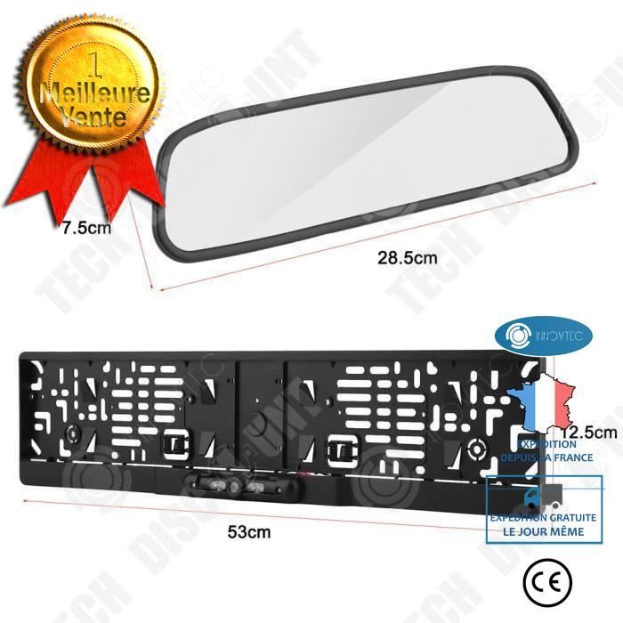 Caméra de recul arrière de Plaque dimmatriculation de Rechange Vision Nocturne IP69K étanche pour Ford Mondeo 2007 2008 2009 2010 Ford Fiesta 2008 à Aujourdhui 