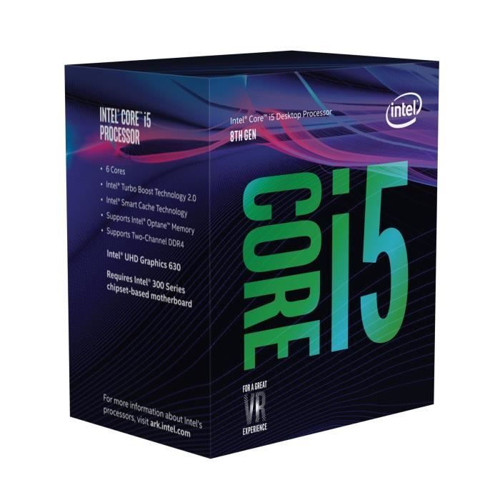 Intel Core Intel® Core™ i5-8600 Processor (9M Cache up to 4. Reconditionné - Intel reconditionné disponible sur Cdiscount Seconde Vie