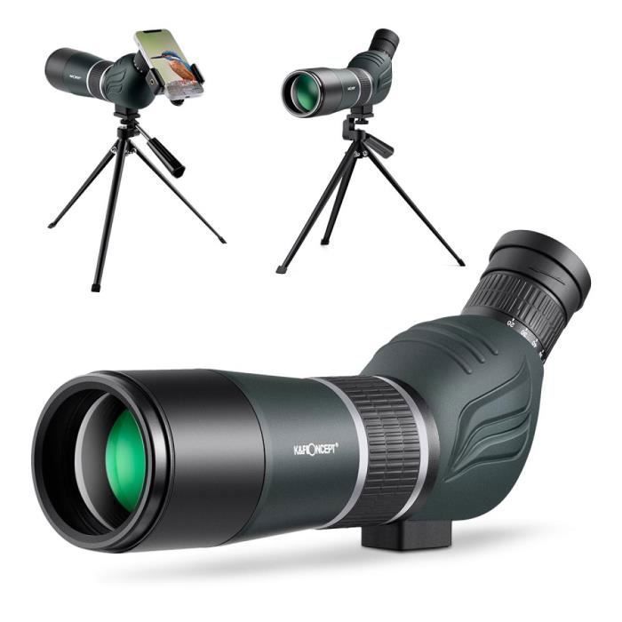 Télescope Monoculaire GOHHME 20x60 HD - Prisme BAK4, Étanche | Avec Trépied Et Support Smartphone