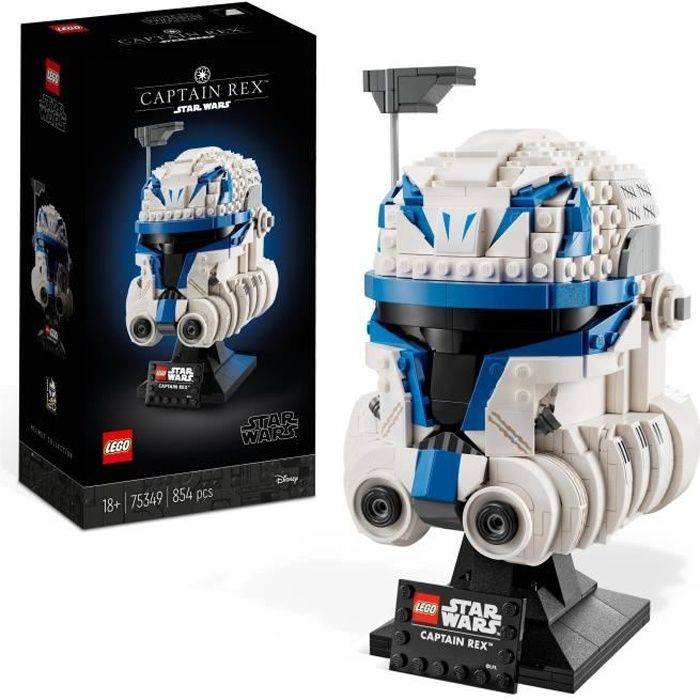 LEGO® Star Wars 75349 Le Casque du Capitaine Rex, Maquette à