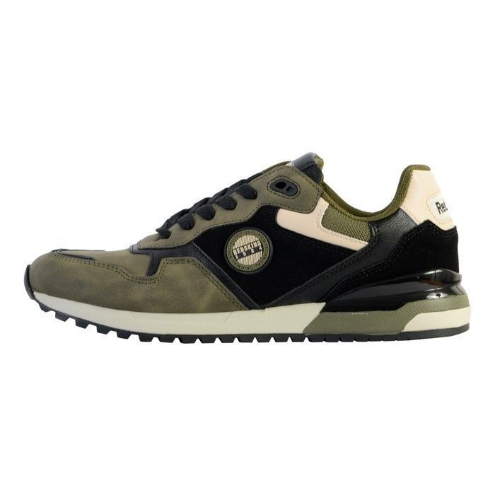 Redskins Basket Cuir Redskins Oyat 3 - Kaki Noir
