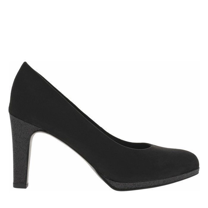 Talons Hauts Noirs à Paillettes Miss KG - Taille UK 7 Femme, Chaussures De Soirée Occasion